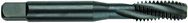 5/8-18 Dia. - GH3 - 4 FL - Premium HSS - Black Oxide Semi Bottoming Spiral FL Tap - Caliber Tooling