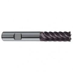 10mm Dia. - 72mm OAL - 45° Helix Firex Carbide End Mill - 6 FL - Caliber Tooling