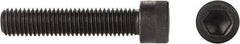 Made in USA - 5/8-11 UNC Hex Socket Drive, Socket Cap Screw - Alloy Steel, Black Oxide Finish, Fully Threaded, 4" Length Under Head - Caliber Tooling