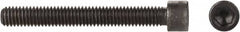 Made in USA - 3/8-24 UNF Hex Socket Drive, Socket Cap Screw - Alloy Steel, Black Oxide Finish, Fully Threaded, 2-1/2" Length Under Head - Caliber Tooling