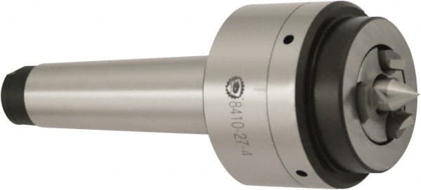 Bison - 5MT Mount, 1.18 to 3.94" Clamping Diam, Centered Pin Face Driver - 1.653" Min Turning Diam, Hydraulic Face Driver Actuation - Caliber Tooling