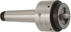 Bison - 5MT Mount, 1.18 to 3.94" Clamping Diam, Centered Pin Face Driver - 1.653" Min Turning Diam, Hydraulic Face Driver Actuation - Caliber Tooling