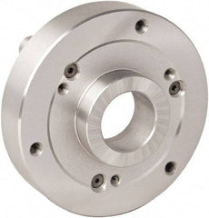 Bison - Adapter Back Plate for 20" Diam Bison Set-Tru Lathe Chucks - D1-8 Mount, 136mm Through Hole Diam - Caliber Tooling