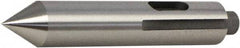 Bison - 14mm Nose Diam, 1.65 to3.94" Turning Diam, Standard Point Face Driver Center - Caliber Tooling