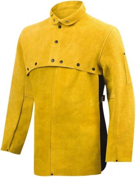 Steiner - Size 2XL, 20" Long, Cape Sleeves & Bib - Leather, Bourbon - Caliber Tooling