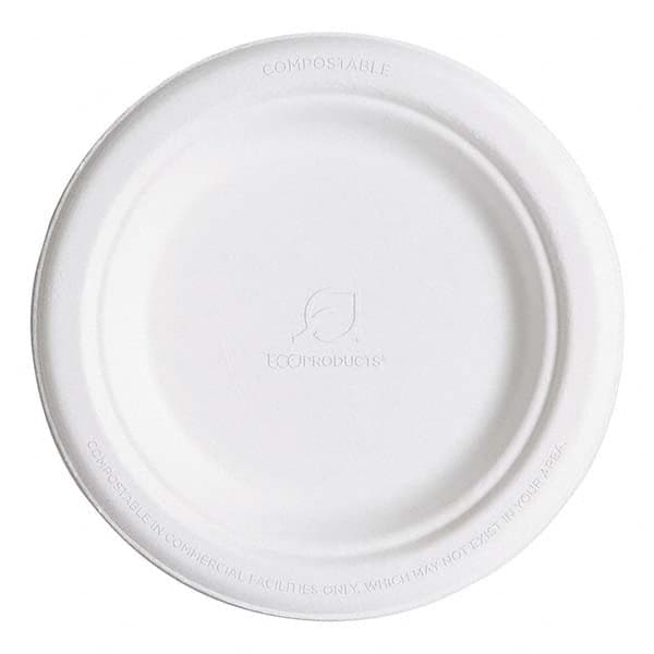 ECO PRODUCTS - Renewable & Compostable Sugarcane Plates, 6", 1000/Carton - Caliber Tooling