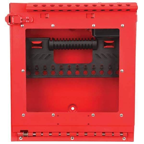 Master Lock - Group Lockout Boxes Portable or Wall Mount: Wall Mount Maximum Number of Padlocks: 12 - Caliber Tooling