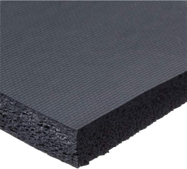 Value Collection - 1/16" Thick x 1" Wide x 10' Long Blue Closed Cell Silicone Foam Rubber Roll - Stock Length, Plain Back, -100°F to 500°F - Caliber Tooling