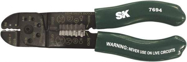 SK - Wire Harness, Crimping Pliers - Dipped Vinyl Handle - Caliber Tooling