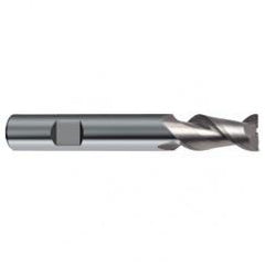 14mm Dia. - 83mm OAL - 45° Helix Bright Carbide End Mill - 2 FL - Caliber Tooling