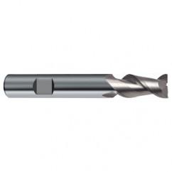 10mm Dia. - 72mm OAL - 45° Helix Bright Carbide End Mill - 2 FL - Caliber Tooling