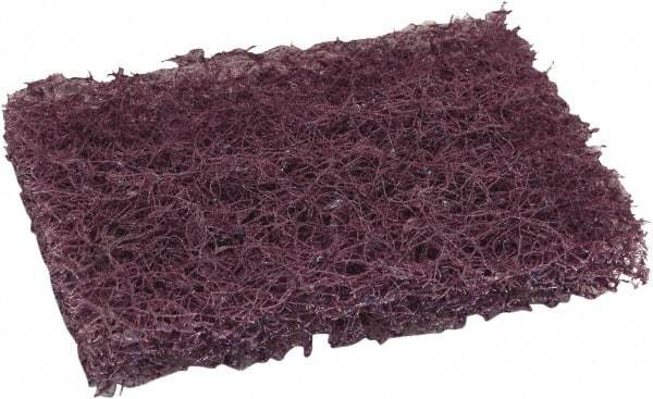 O-Cedar - 6" Long x 3-1/2" Wide x 7/8" Thick Scouring Pad - Heavy-Duty, Purple - Caliber Tooling