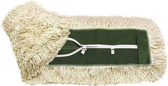 O-Cedar - 60" Long x 5" Wide Cotton Dust Mop Head - Key-Slot Snaps, Launderable - Caliber Tooling