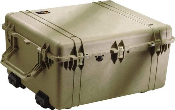 Pelican Products, Inc. - 28-13/32" Wide x 17-21/32" High, Shipping/Travel Case - Olive, Polypropylene - Caliber Tooling