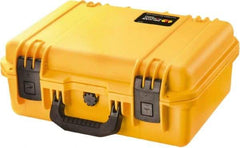 Pelican Products, Inc. - 12-45/64" Wide x 6-39/64" High, Clamshell Hard Case - Yellow, HPX High Performance Resin - Caliber Tooling