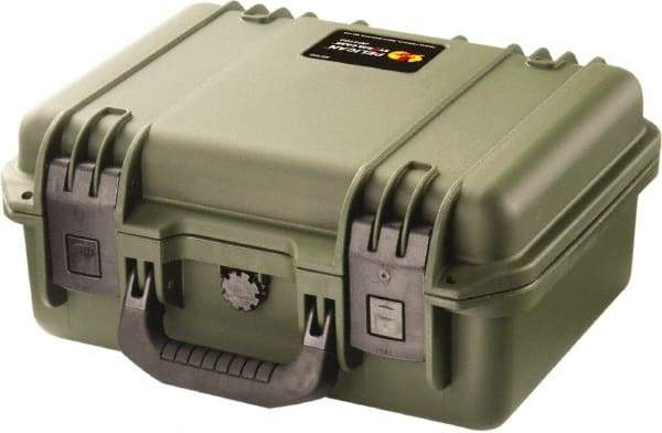 Pelican Products, Inc. - 11-13/32" Wide x 6-1/2" High, Clamshell Hard Case - Olive, HPX High Performance Resin - Caliber Tooling