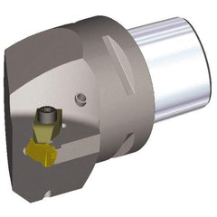 Kennametal - NG4R Insert, 65mm Head Length, Modular Grooving Cutting Unit Head - Left Hand Cut, System Size PSC63, Through Coolant, Series Top Notch - Caliber Tooling