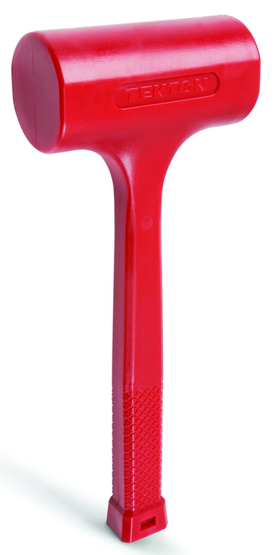 64 oz Dead Blow Hammer- 2-5/8'' Head Diameter Coated Steel Handle - Caliber Tooling