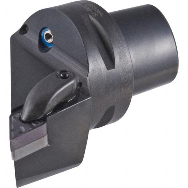 Iscar - Right Hand Cut, Size HSK A63, WN.. Insert Compatiblity, Internal or External Modular Turning & Profiling Cutting Unit Head - 35mm Ctr to Cutting Edge, 110mm Head Length, Through Coolant, Series Multi-Wedge - Caliber Tooling