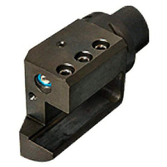 Iscar - Right Hand Cut, C6 Modular Connection, Square Shank Lathe Modular Clamping Unit - Through Coolant - Exact Industrial Supply