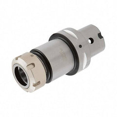 Iscar - 1mm to 13mm Capacity, 60mm Projection, Modular Connection, ER20 Collet Chuck - 0.0001" TIR, Through-Spindle - Exact Industrial Supply