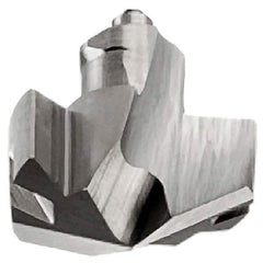 Iscar - Series ICM, 32mm Diam Grade IC908 Replaceable Drill Tip - Carbide, TiAlN/TiN Finish, 32 Seat Size - Caliber Tooling