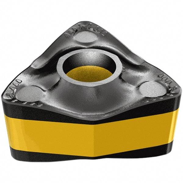 Iscar - SNMG433 TF Grade IC9250 Carbide Turning Insert - TiCN/Al2O3/TiN Finish, 90° Square, 1/2" Inscr Circle, 3/16" Thick, 3/64" Corner Radius - Caliber Tooling