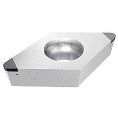 Iscar - DCGW3-1 M2 Grade IB05S PCBN Turning Insert - Uncoated, 55° Diamond, 3/8" Inscr Circle, 5/32" Thick, 1/64" Corner Radius - Caliber Tooling