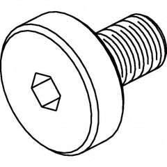 Kennametal - Hex Socket Lock Screw for Indexables - 3/8" Hex - Caliber Tooling