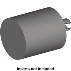 Kennametal - Modular Connection, 125mm Diameter, Tool Holder Blank - 75mm Projection Gage Line to Nose End - Exact Industrial Supply