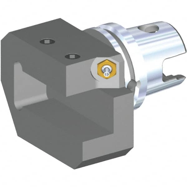 Kennametal - Left Hand Cut, Size KM63XMZ, Modular Turning & Profiling Cutting Unit Head - 60.65mm Head Length, Through Coolant - Caliber Tooling