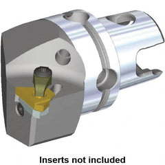 Kennametal - Insert Style LT 16ER, 50mm Head Length, Left Hand Cut, External Modular Threading Cutting Unit Head - System Size KM50TS, 35mm Center to Cutting Edge, Series LT Threading - Caliber Tooling