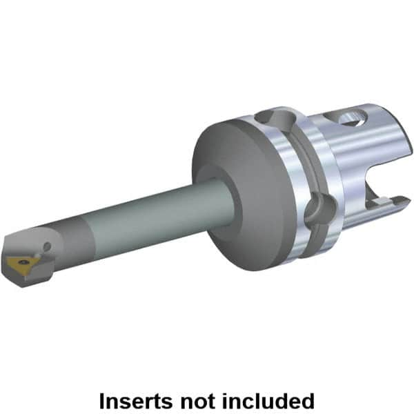 Kennametal - Right Hand Cut, 20mm Min Bore Diam, Size KM50 Carbide Modular Boring Cutting Unit Head - 3.1496" Max Bore Depth, Through Coolant, Compatible with TP.. - Caliber Tooling