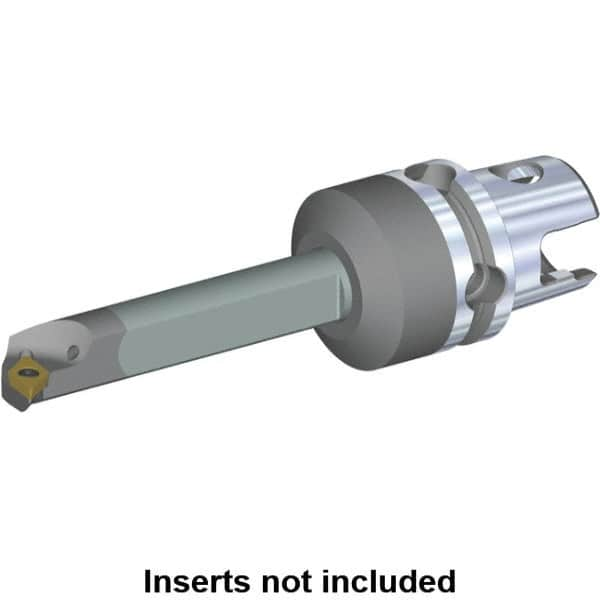 Kennametal - Left Hand Cut, 20mm Min Bore Diam, Size KM50 Carbide Modular Boring Cutting Unit Head - 3.1496" Max Bore Depth, Through Coolant, Compatible with DP.. - Caliber Tooling