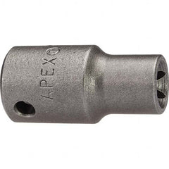 Apex - Impact Sockets Drive Size (Inch): 1/4 Torx Size: E12 - Caliber Tooling