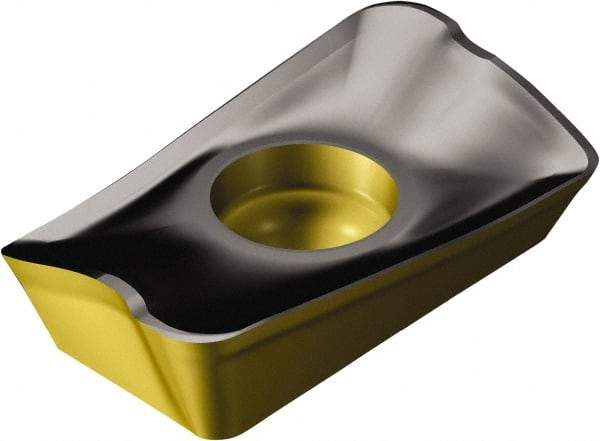 Sandvik Coromant - R3901704 PL Grade 4340 Carbide Milling Insert - TiCN/Al2O3/TiN Coated, 3/16" Thick - Caliber Tooling