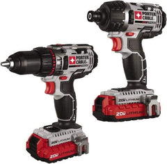 Porter-Cable - 20 Volt Cordless Tool Combination Kit - Includes 1/2" Drill/Driver & 1/4" Impact Driver, Lithium-Ion Battery Included - Caliber Tooling