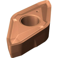 Sandvik Coromant - CP-B1108 H3 Grade 1115 Carbide Turning Insert - TiAlN/AlCr2O3 Finish, 11mm Inscr Circle, 5mm Thick, 0.7938mm Corner Radius - Caliber Tooling