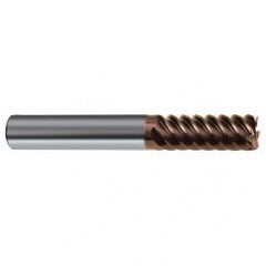 5/8" Dia. - 3-1/2" OAL - 45° Helix Nano-SI Carbide End Mill - 6 FL - Caliber Tooling