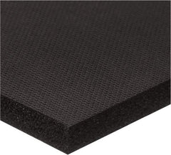 Value Collection - 24" Long, 12" Wide, EPDM Foam Rubber Foam Sheet - 50 to 70 Durometer, Black, -60 to 250°F, 70 psi Tensile Strength, Adhesive Backing - Caliber Tooling