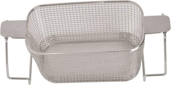 CREST ULTRASONIC - Stainless Steel Parts Washer Basket - 5.177" High, Use with Parts Washers - Caliber Tooling