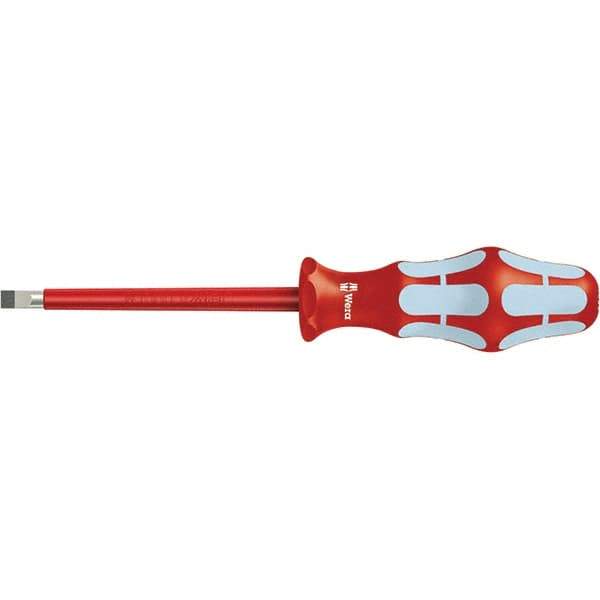 Wera - 3-1/8" Blade Length Insulated Screwdriver - 137mm OAL - Caliber Tooling