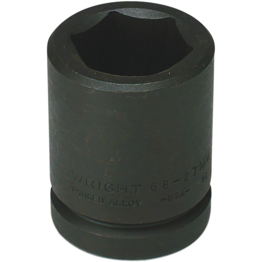 Wright Tool & Forge - Impact Sockets; Drive Size: 3/4 ; Size (mm): 38.0000 ; Type: Standard ; Style: Impact Socket ; Style: Impact Socket ; Style: Impact Socket - Exact Industrial Supply