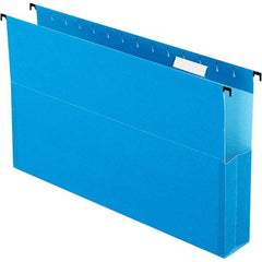 Pendaflex - 8-1/2 x 14", Legal, Blue, Hanging File Folder - 1/5 Tab Cut Location - Caliber Tooling