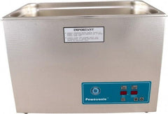 CREST ULTRASONIC - Bench Top Water-Based Ultrasonic Cleaner - 7 Gal Max Operating Capacity, Stainless Steel Tank, 14-1/2" High x 21" Long x 12-3/4" Wide, 230 Input Volts - Caliber Tooling