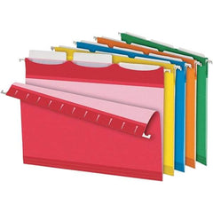 Pendaflex - 8-1/2 x 11", Letter Size, Assorted Colors, Hanging File Folder - 11 Point Stock, 1/3 Tab Cut Location - Caliber Tooling