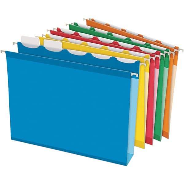 Pendaflex - 8-1/2 x 11", Letter Size, Assorted Colors, Hanging File Folder - 11 Point Stock, 1/5 Tab Cut Location - Caliber Tooling