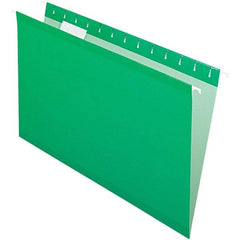 Pendaflex - 8-1/2 x 14", Legal, Bright Green, Hanging File Folder - 11 Point Stock, 1/5 Tab Cut Location - Caliber Tooling