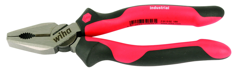 8" Soft Grip Pro Series Comination Pliers w/ Dynamic Joint - Caliber Tooling