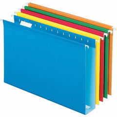 Pendaflex - 8-1/2 x 14", Legal, Assorted Colors, Hanging File Folder - 11 Point Stock, 1/5 Tab Cut Location - Caliber Tooling